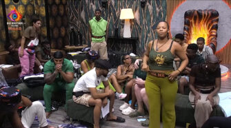 Ashley and Bonni B told to stand when biggie was addressing BBMzansi housemates