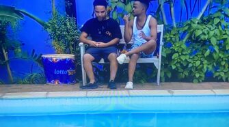 Uyanda and Abobo housemates in BBMzansi season 5 having conversations