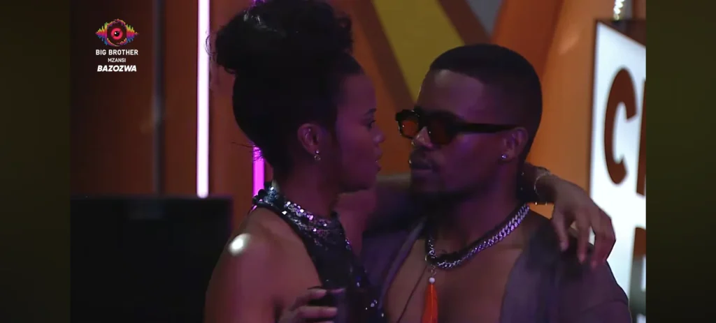 The Don and Neliswa on bbmzansi first Saturday night party 